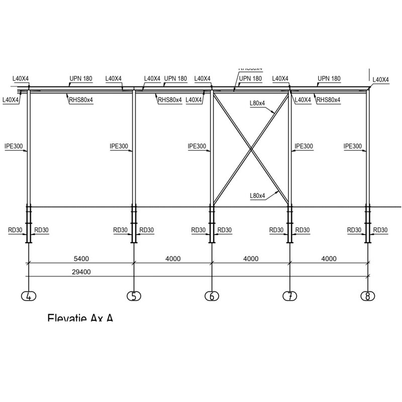 Vand hala metalica noua, dimensiuni 18x12m, 11 tone, complet 1,8 euro/kg